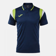 TERRA SHORT SLEEVE POLO DARK NAVY LIME NAVY-LIME
