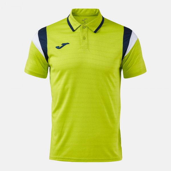 Polo majica TERRA SHORT SLEEVE POLO temno mornarsko modra - limetino zelena mornarsko modra