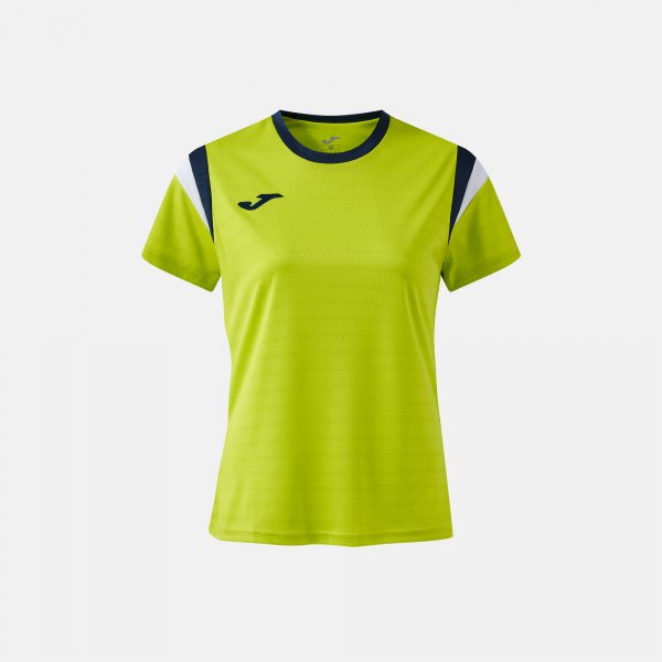 Ženske majica TERRA SHORT SLEEVE T-SHIRT temno mornarsko modra - limetino zelena mornarsko modra