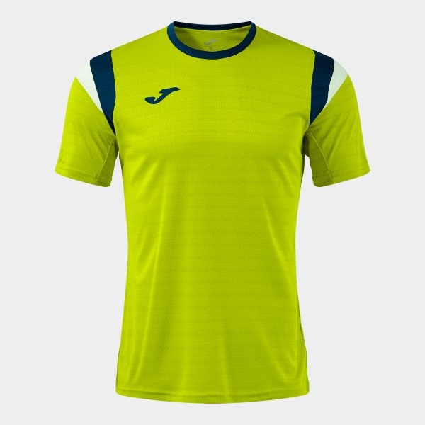 Majica TERRA SHORT SLEEVE T-SHIRT živo rožnata - limetino zelena mornarsko modra