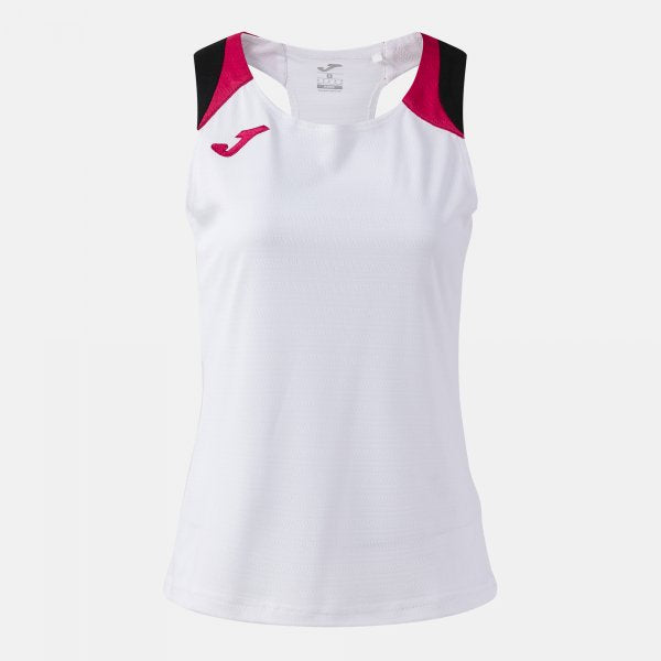 TERRA TANK TOP WHITE FUCHSIA WHITE