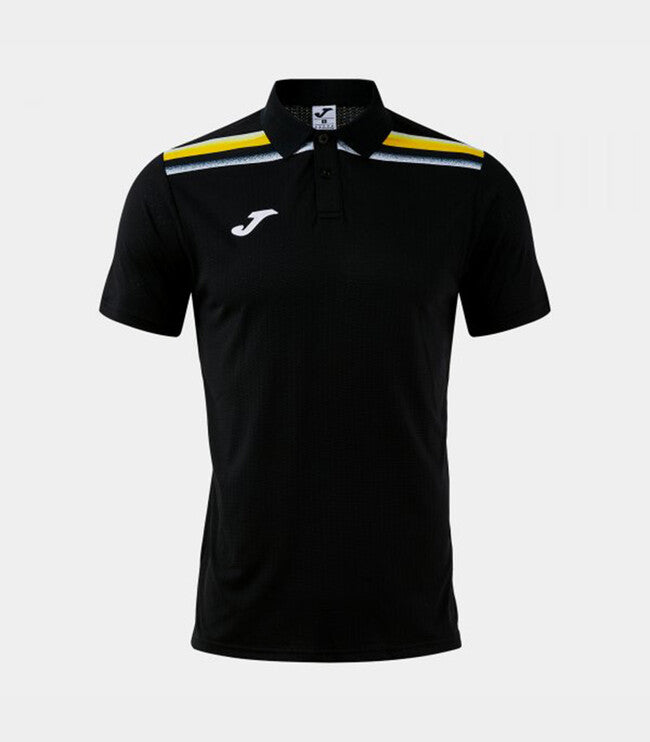 TOLEDO II SHORT SLEEVE POLO BLACK YELLOW BLACK-YELLOW