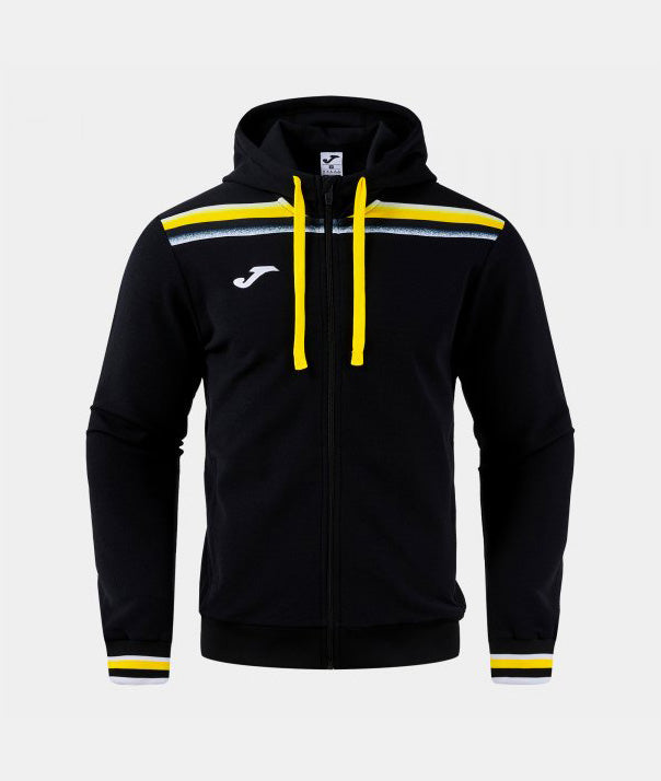 Zgornji del TOLEDO II ZIP-UP HOODIE črno rumena