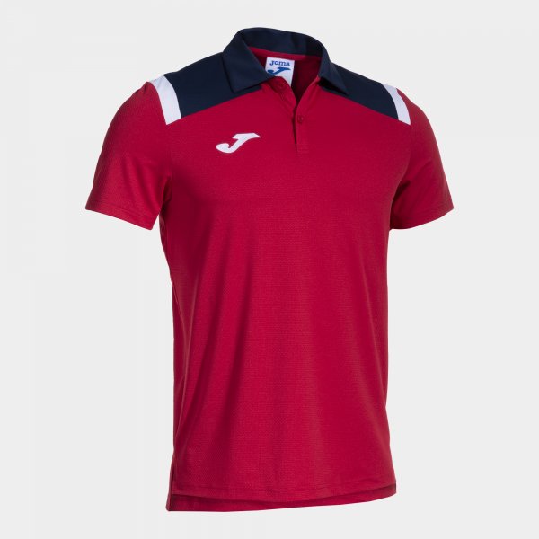 Polo majica TOLEDO SHORT SLEEVE POLO rdeča mornarsko modra