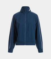 Ženska zgornji del TORNEO FULL ZIP SWEATSHIRT cian