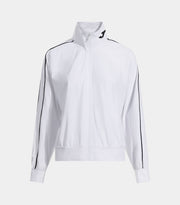 Ženska zgornji del TORNEO FULL ZIP SWEATSHIRT bela