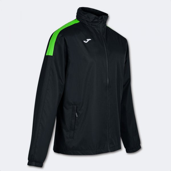 Dežna jakna RAINCOAT TRIVOR črno fluo zelena