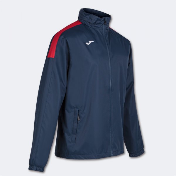 RAINCOAT TRIVOR NAVY-RED