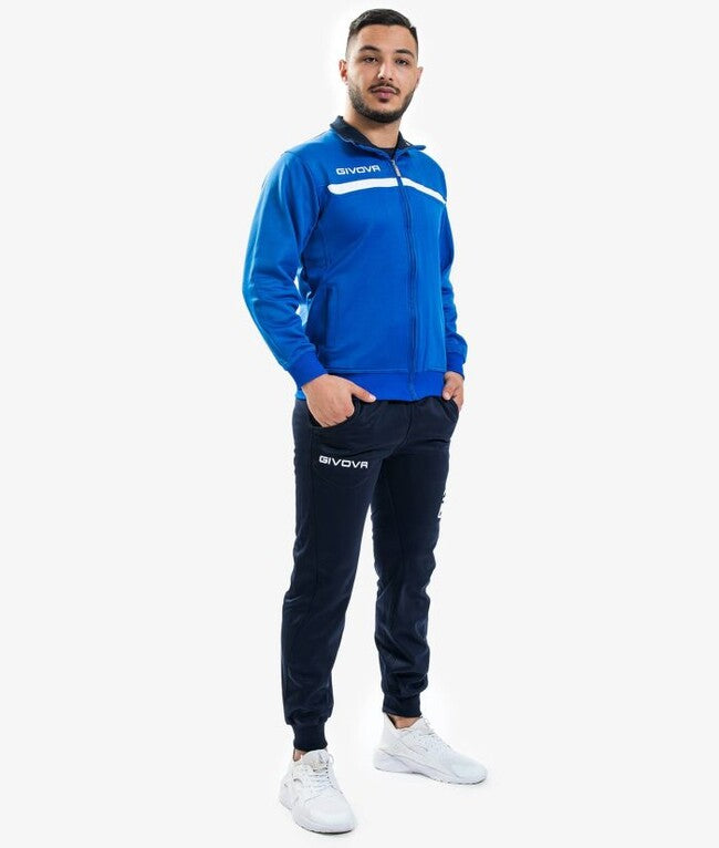 TUTA GIVOVA ONE FULL ZIP POLARFLEECE AZZURRO/BLU