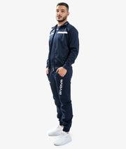 TUTA GIVOVA ONE FULL ZIP POLARFLEECE BLU/BIANCO
