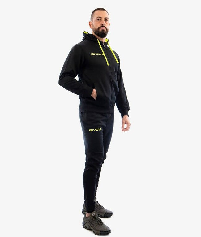 TUTA KING 4 SEASONS NERO/GIALLO FLUO