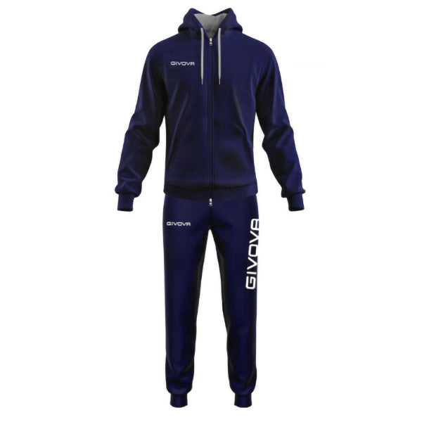 TUTA KING COTONE TERRY (POKER) BLU/BLU