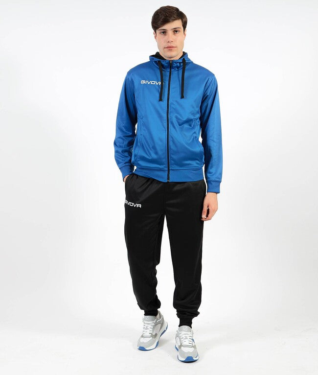 TUTA KING IN POLARFLEECE (SORRENTO) AZZURRO/NERO