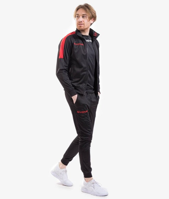TUTA REVOLUTION TRIACETATO NERO/ROSSO