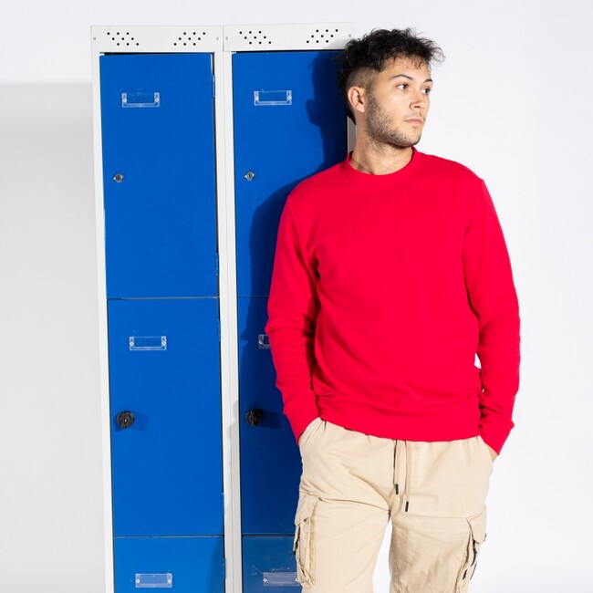 COMBI SWEATSHIRT RED RED