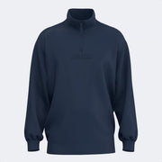 Zgornji del URBAN AESTHETICS FULL ZIP SWEATSHIRT mornarsko modra