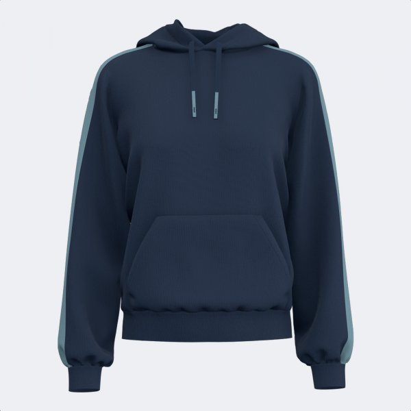 Ženska zgornji del URBAN AESTHETICS HOODIE NAVY BLUE SKY BLUE NAVY-SKY BLUE