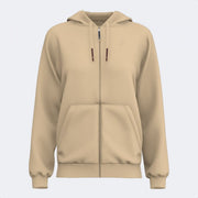 Ženska zgornji del URBAN AESTHETICS ZIP-UP HOODIE bež