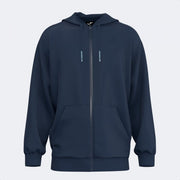 Zgornji del URBAN AESTHETICS ZIP-UP HOODIE mornarsko modra