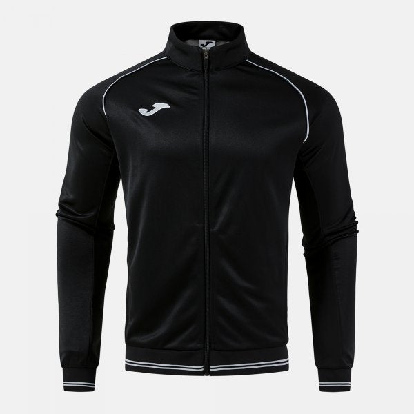 Zgornji del VINTAGE ECO RETRO FULL ZIP SWEATSHIRT črno siva