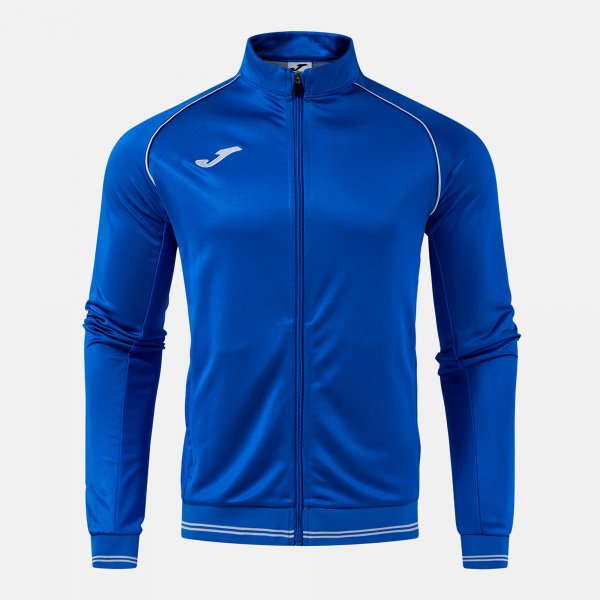 Zgornji del VINTAGE ECO RETRO FULL ZIP SWEATSHIRT kraljevsko modra-siva