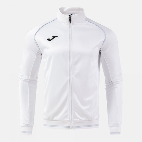 Zgornji del VINTAGE ECO RETRO FULL ZIP SWEATSHIRT bela siva