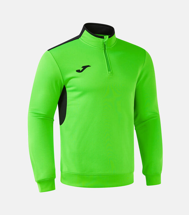 Zgornji del WINNER IV SWEATSHIRT temno mornarsko modra - fluo zelena črna