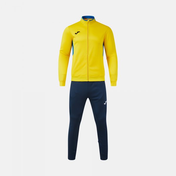 Komplet WINNER IV TRACKSUIT temno mornarsko modra - rumeno azurna