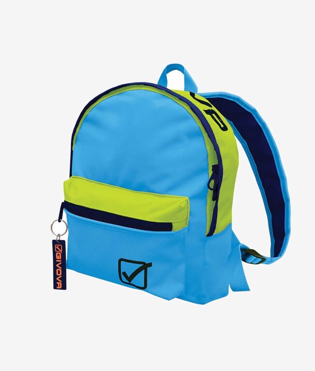 ZAINO UNIVERSITY TURCHESE/GIALLO FLUO