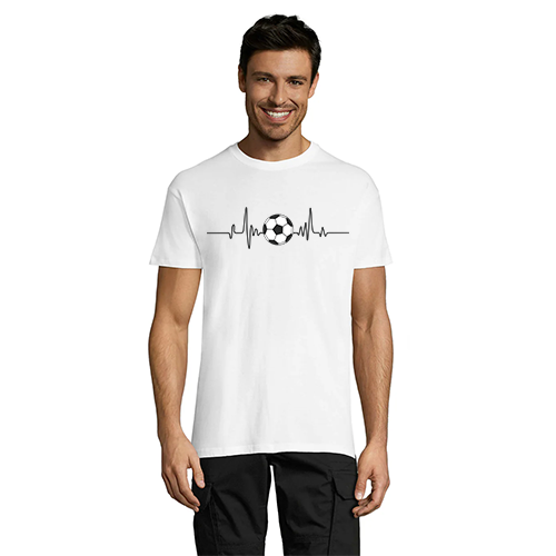 Ball and Pulse moška majica bela 3XL