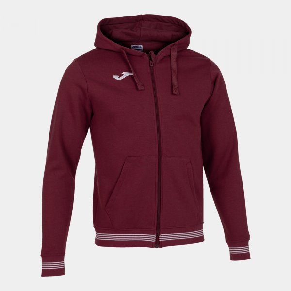 CAMPUS III HOODED JACKET trenirka bordo XS