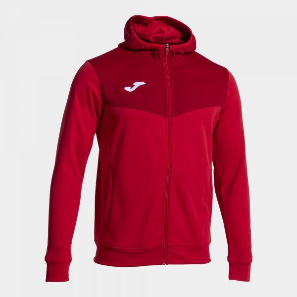 CAMPUS STREET ZIP-UP HOODIE rdeča 2XS