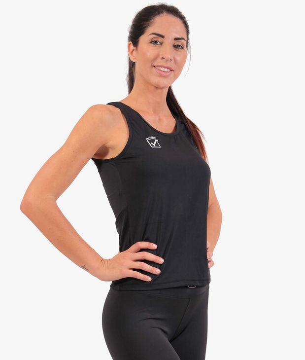 CANOTTA DONNA RUN NERO Tg. XL