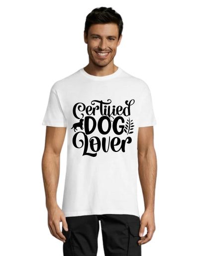 Certified Dog Lover moška majica črna 3XL