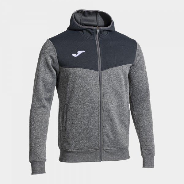 CAMPUS STREET ZIP-UP HOODIE trenirka siva L