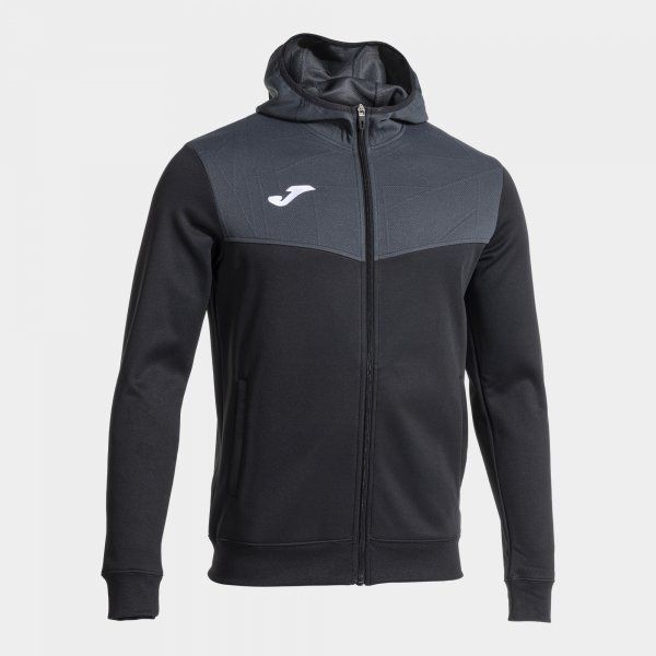 CAMPUS STREET ZIP-UP HOODIE trenirka črna S