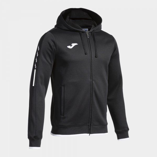 OLIMPIADA ZIP-UP HOODIE trenirka črna 3XS