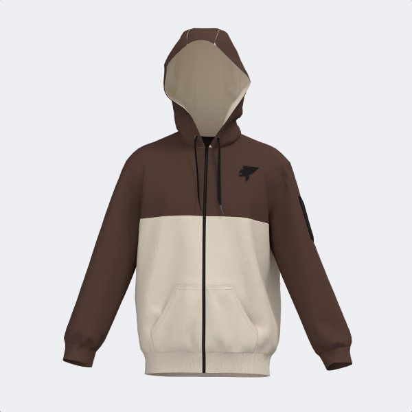 URBAN STREET ZIP-UP HOODIE rjava S08