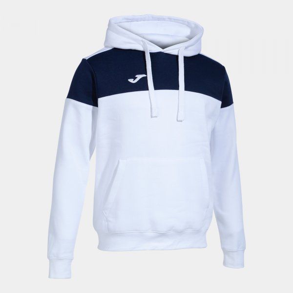 CREW V HOODIE trenirka bela mornarica L