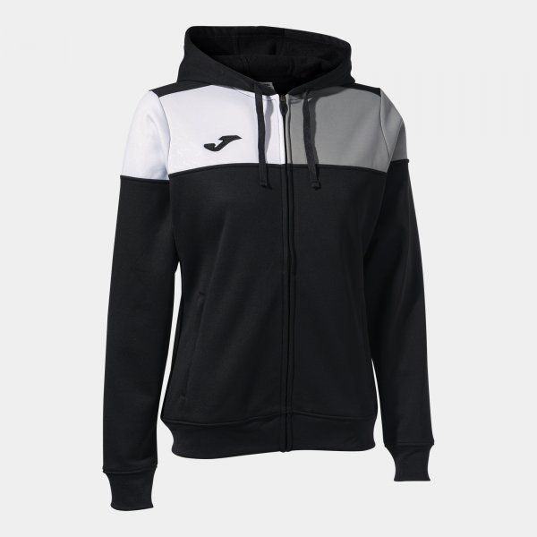 CREW V ZIP-UP HOODIE trenirka črna L