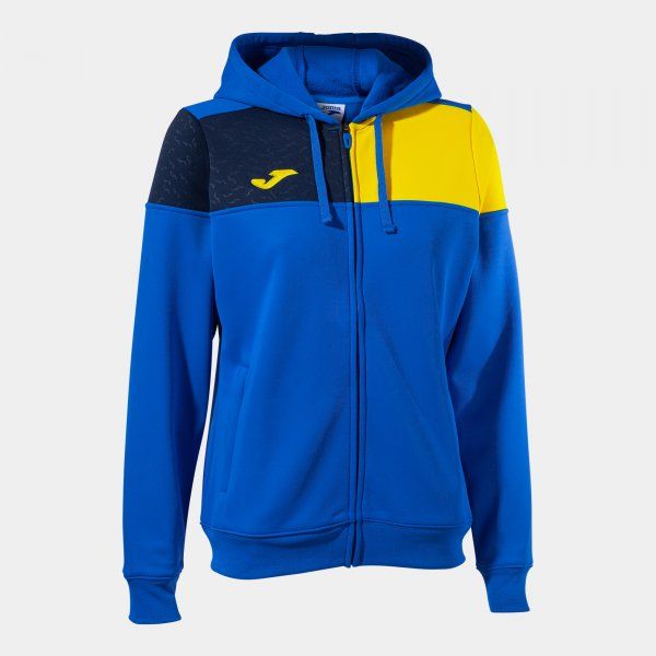 CREW V ZIP-UP HOODIE trenirka azurno M