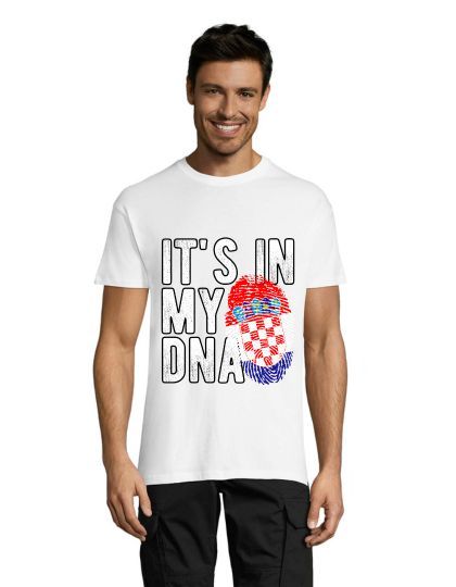 Moška majica Croatia - It's in my DNA bela L