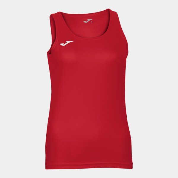 COMBI SLEEVELESS WOMEN SHIRT športna majica brez rokavov rdeča L