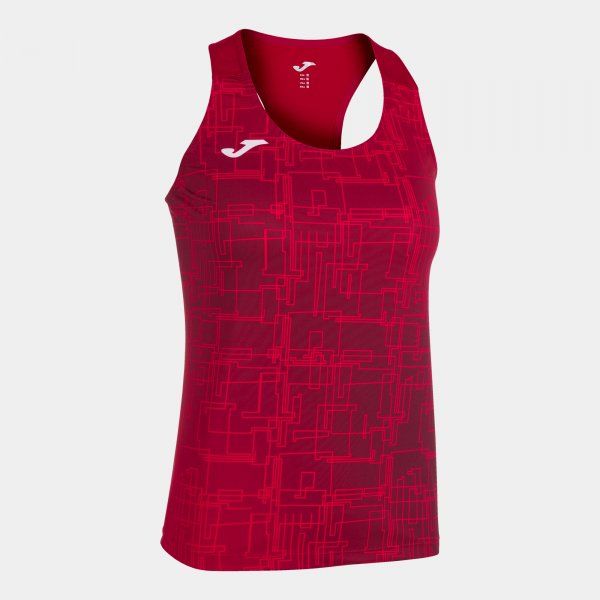 T-SHIRT ELITE VIII TANK TOP športna majica brez rokavov rdeča 2XS