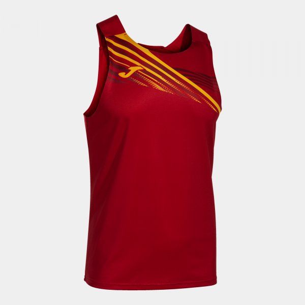 ELITE X SLEEVELESS SHIRT športna majica brez rokavov rdeča 2XS