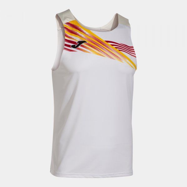 ELITE X SLEEVELESS SHIRT športna majica brez rokavov bela 2XL