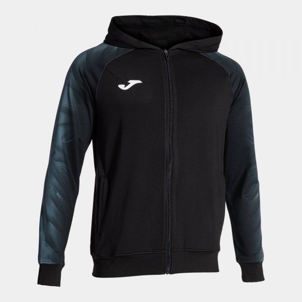 ELITE XI ZIP-UP HOODIE BLACK ANTHRACITE XS