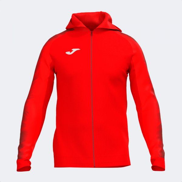 ELITE XI ZIP-UP HOODIE trenirka rdeča L