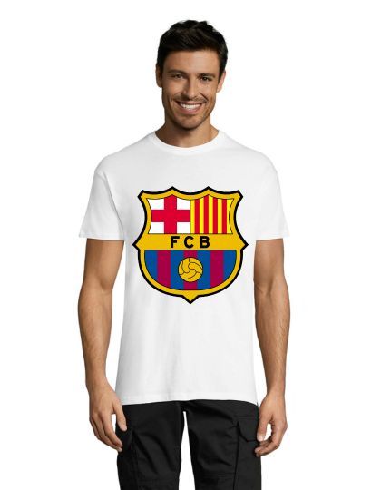 Moška majica FC Barcelona bela L