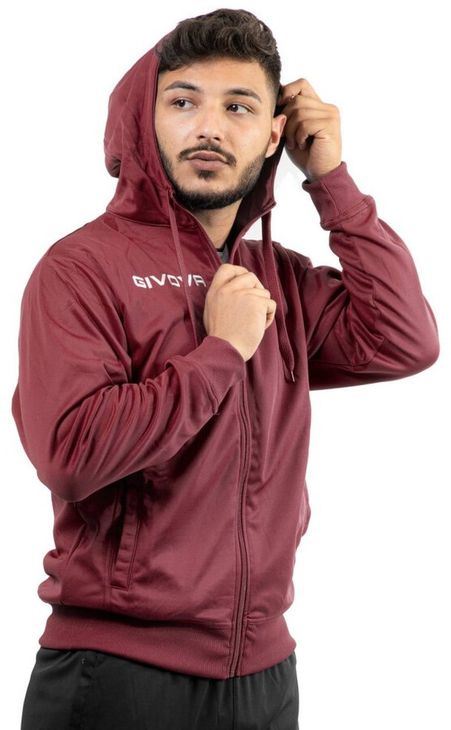 FELPA POLARFLEECE (FULL ZIP) 500 trenirka Granat 2XL